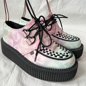 TUK x Hello Kitty Viva Mondo creepers pastel ombre womens 6 platform shoes